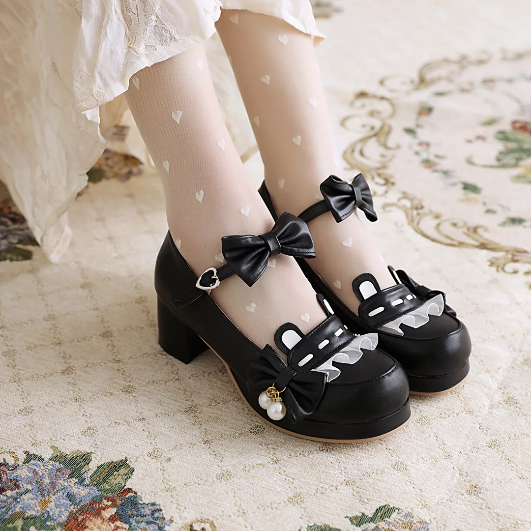 Femboy Bow Lolita Heels - Image 5